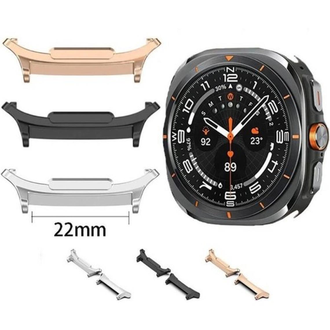 Samsung Galaxy Watch Ultra 47 mm Kordon Dönüştürücü 22 mm Uyumlu Kayış Adaptörü Özel Tasarım