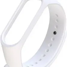 Kyver  Mi Band 3 - Mi Band 4 Akıllı Bileklik Kordon Kayış Beyaz