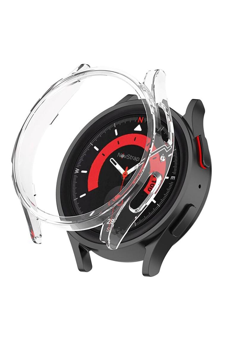 Novstrap Samsung Galaxy Watch 5 Pro 45MM Uyumlu Kılıf Kasa Koruyucu Sert Pc