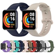 Mimtec Xiaomi Redmi Watch 2 Lite Uyumlu Kordon Akıllı Saat Bileklik Kordonu Silikon Kayış