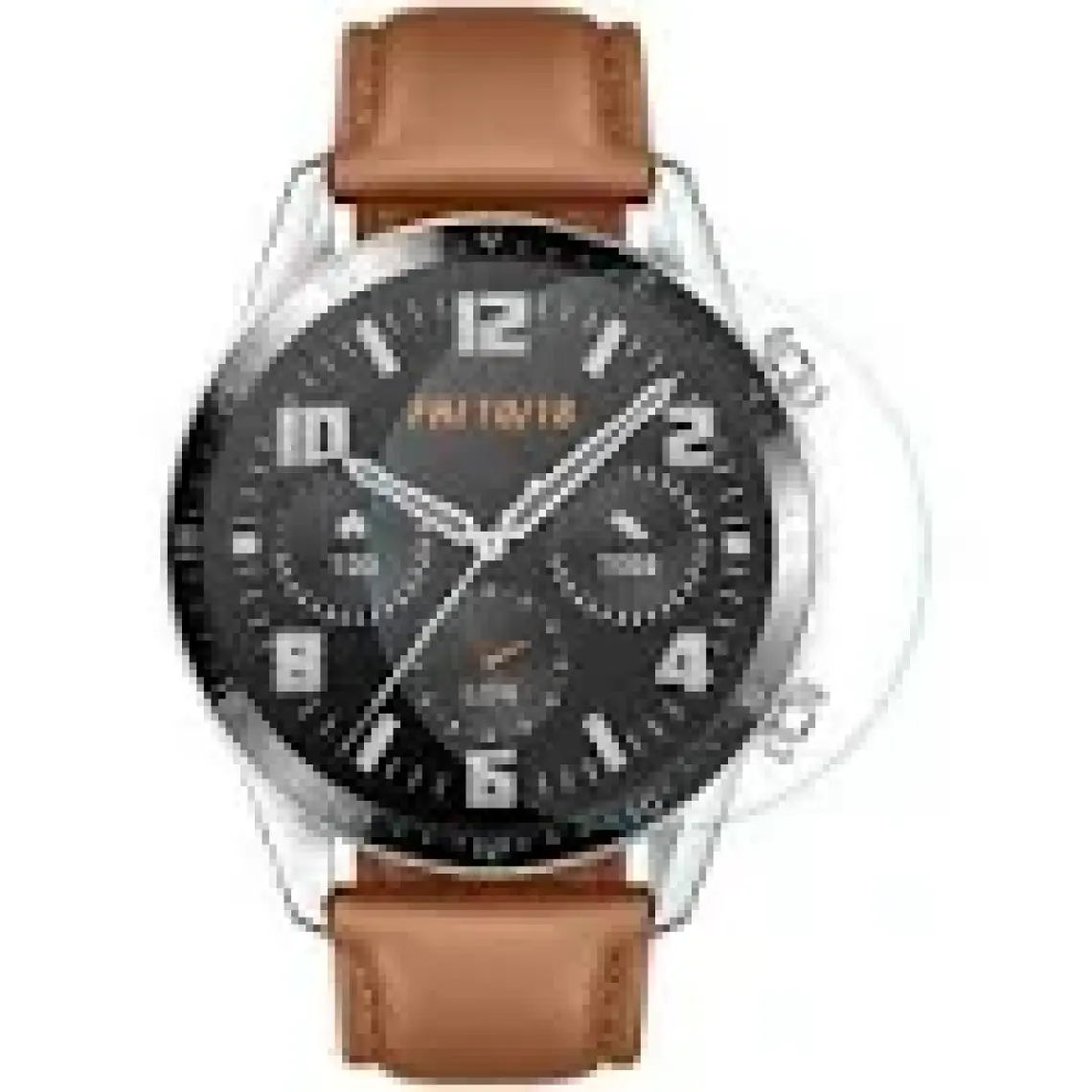 Ally Huawei Watch GT 2 46 mm Tempered Ekran Koruyucu Koruyucu AL-31642 - Şeffaf