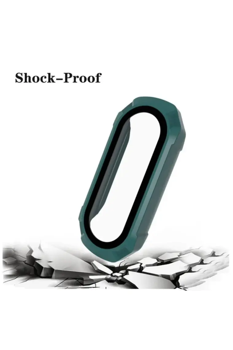 Mi7a Xiaomi Mi Band 7 Uyumlu Ekran ve Kasa Koruyucu Silikon Kılıf 360 Tam Koruma