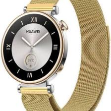 Fibaks Huawei Gt4 41MM Uyumlu Metal Hasır Örgü Mıknatıslı Milano Loop Kordon