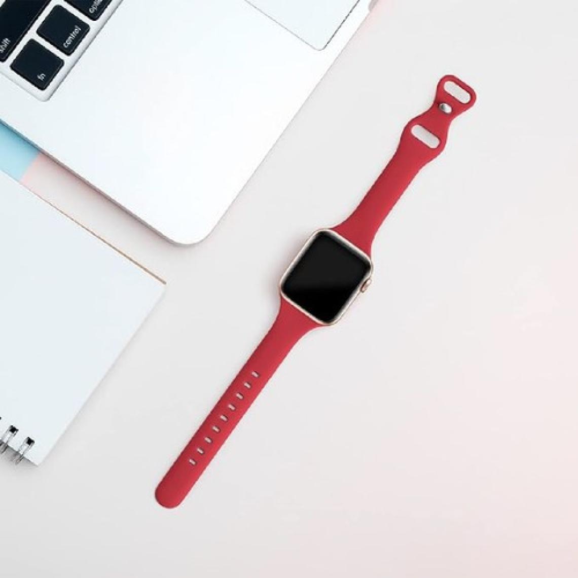 Mimtec Apple Watch Uyumlu 38MM 40MM 41MM 1/2/3/4/5/6/se/7/8/9 Se 2 Spor Kordon
