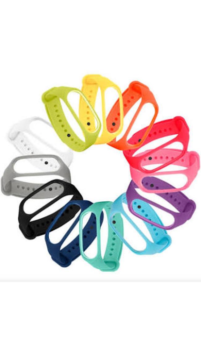 Kyver  Mi Band 3 - Mi Band 4 Akıllı Bileklik Kordon Kayış Kahverengi