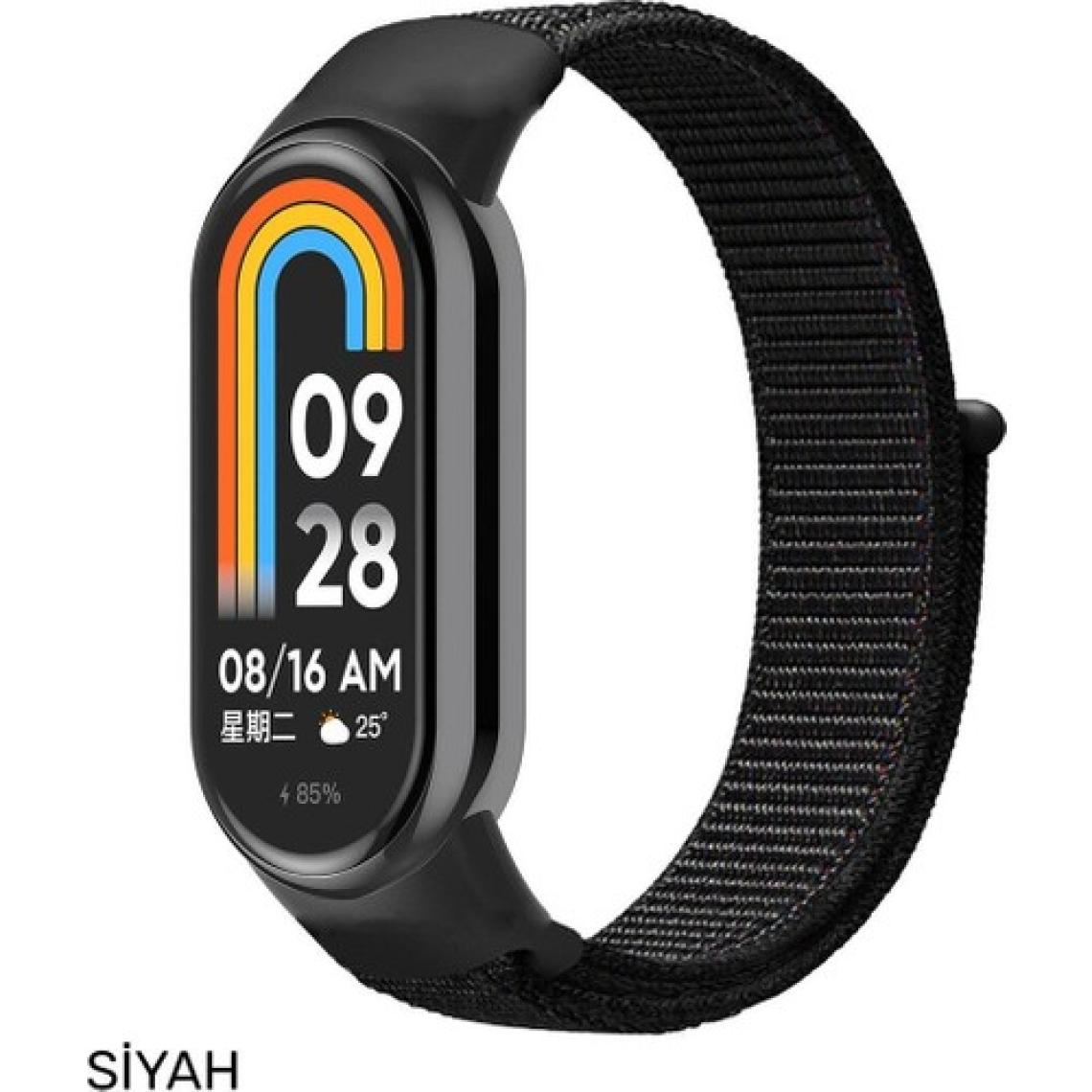 Conocer Xiaomi Mi Band 8 Uyumlu Yüksek Kalite Hasır Dokuma Kordon Kayış
