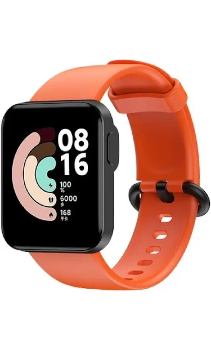Kyver Xiaomi Mi Watch Lite Silikon Kordon Turuncu