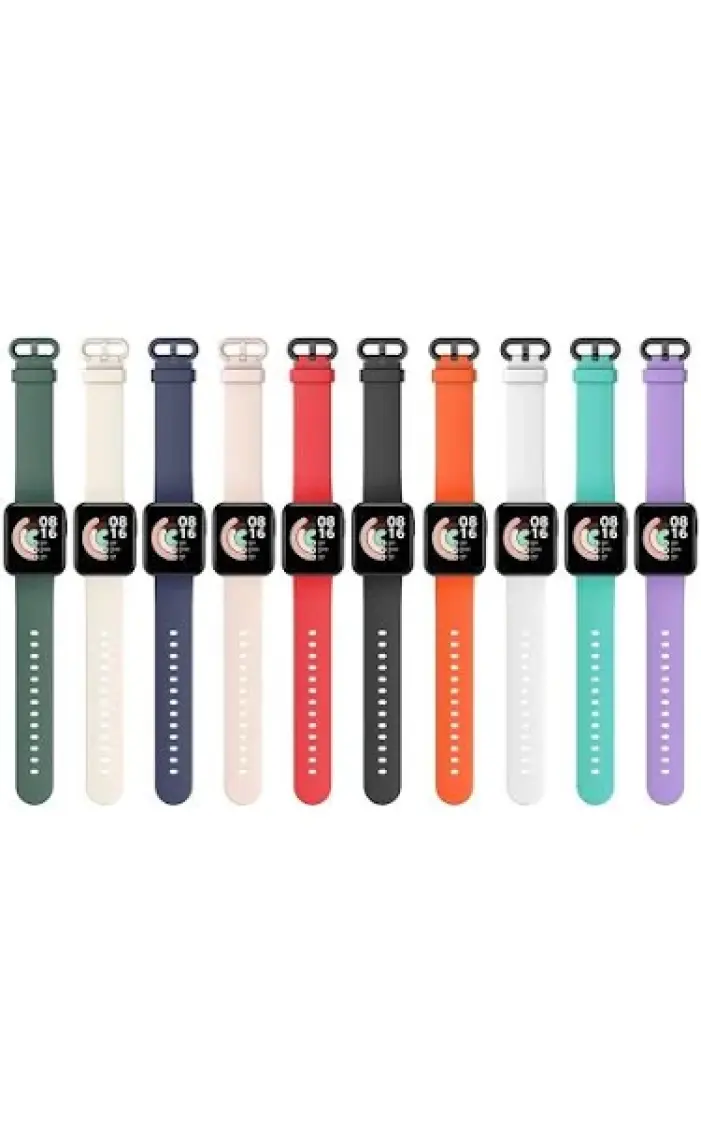 Kyver Xiaomi Mi Watch Lite Silikon Kordon Turuncu