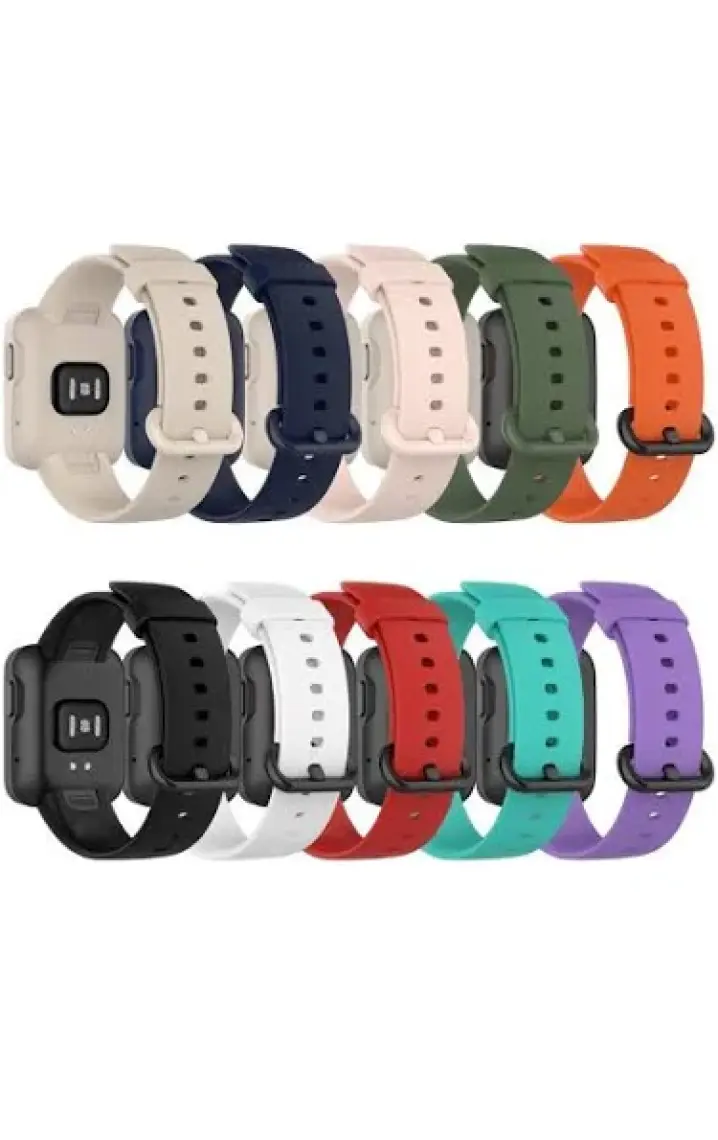 Kyver Xiaomi Mi Watch Lite Silikon Kordon Turuncu