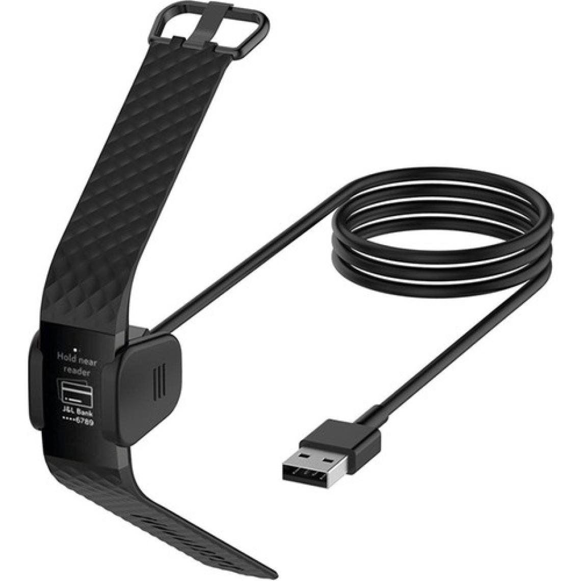 Fitbit Charge 4 USB Şarj Aleti Şarj Kablosu Cihaz Kiti ALL-35547