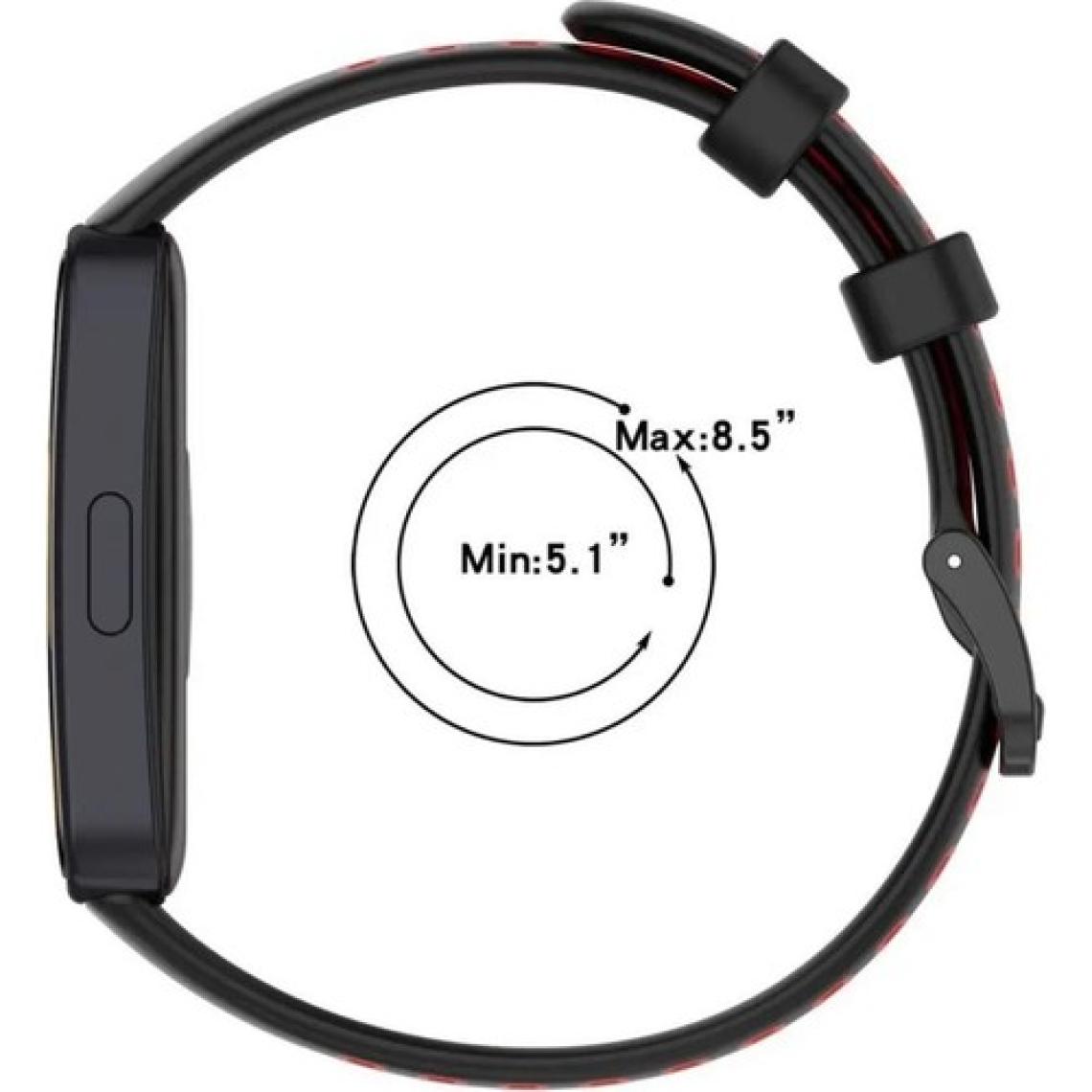 Mi7a Huawei Band 8 Kordon Delikli Çift Renk Silikon Kayış