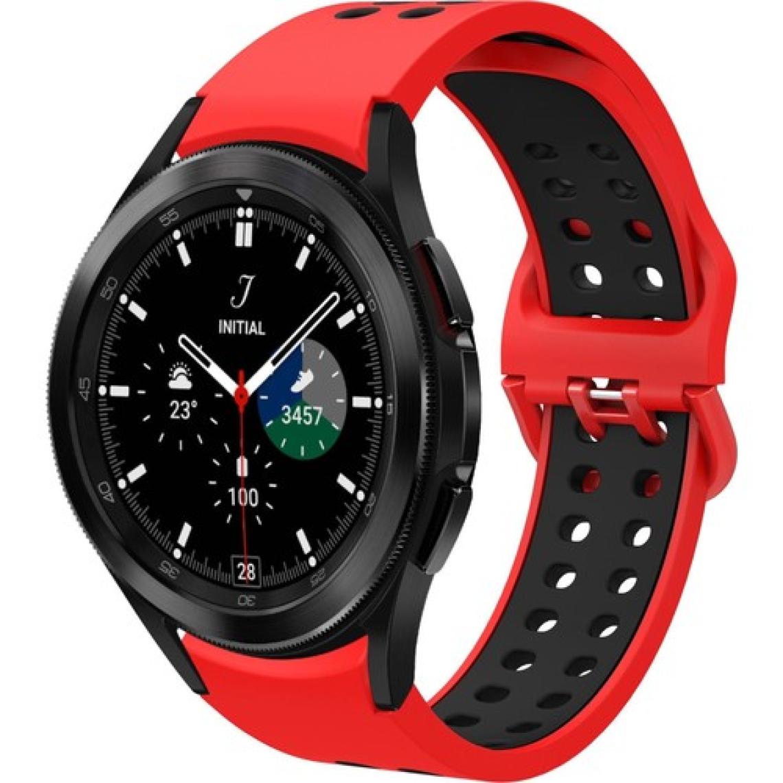 AktarMobile Samsung Galaxy Watch 5 40 / 44 mm Delikli Silikon Kordon Tam Uyumlu Pim Tasarımı Renkli Spor Kayış