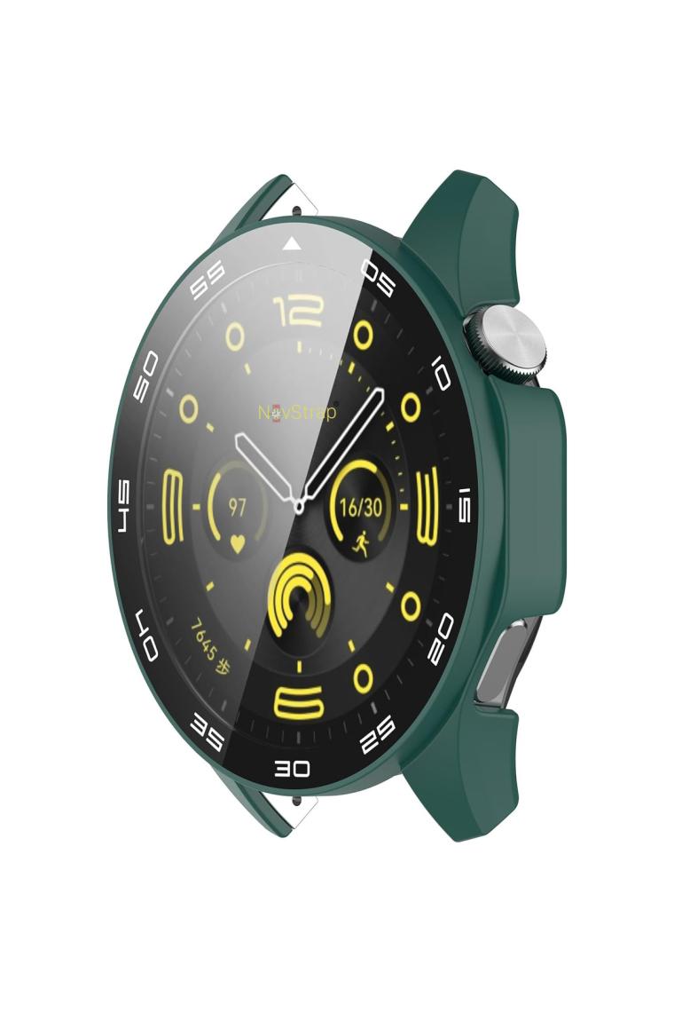 Novstrap Huawei Watch Gt4 46MM ile Uyumlu Ekran Koruyucu Temperli Cam Kasa Koruyucu Sayısal Kadranlı