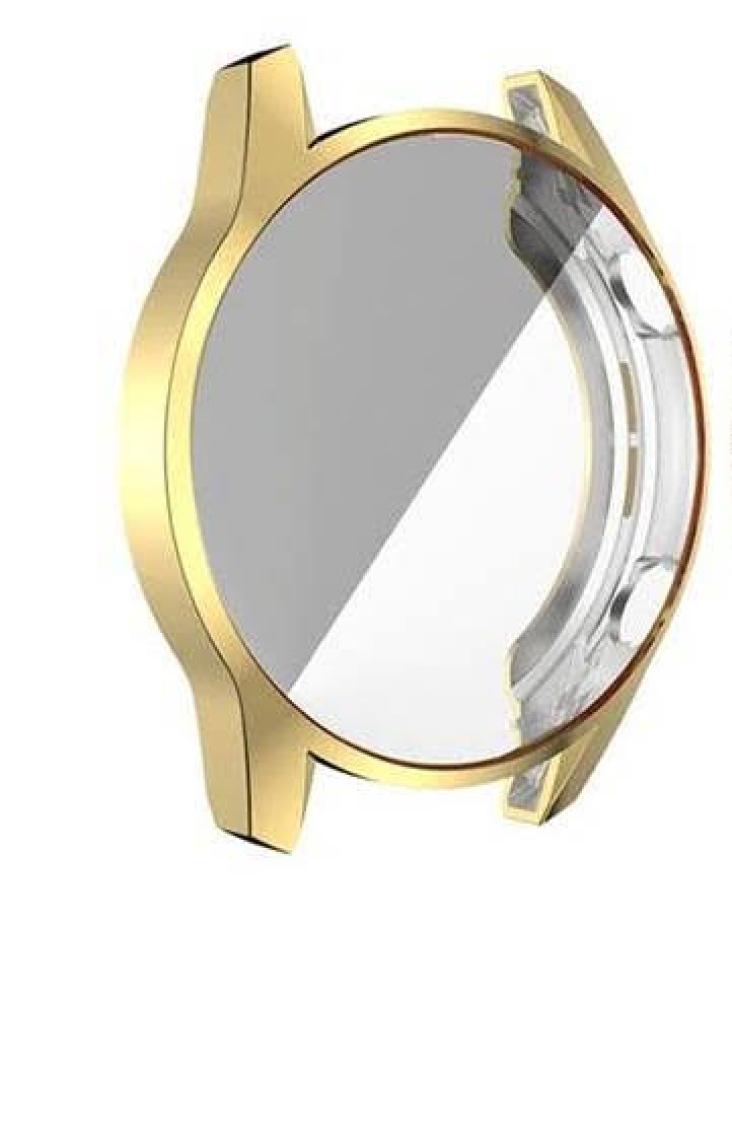 Ally Huawei Watch GT 2 46 mm 360 Koruma Ultra İnce Silikon Kılıf AL-31650 - Gold