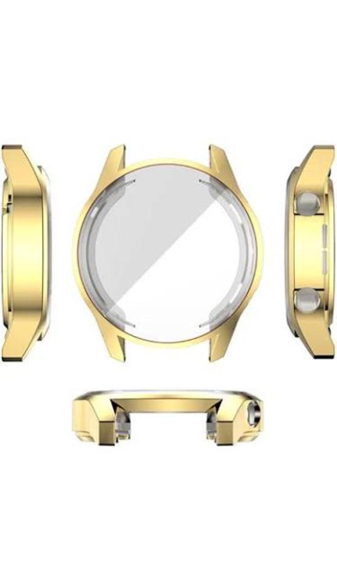 Ally Huawei Watch GT 2 46 mm 360 Koruma Ultra İnce Silikon Kılıf AL-31650 - Gold