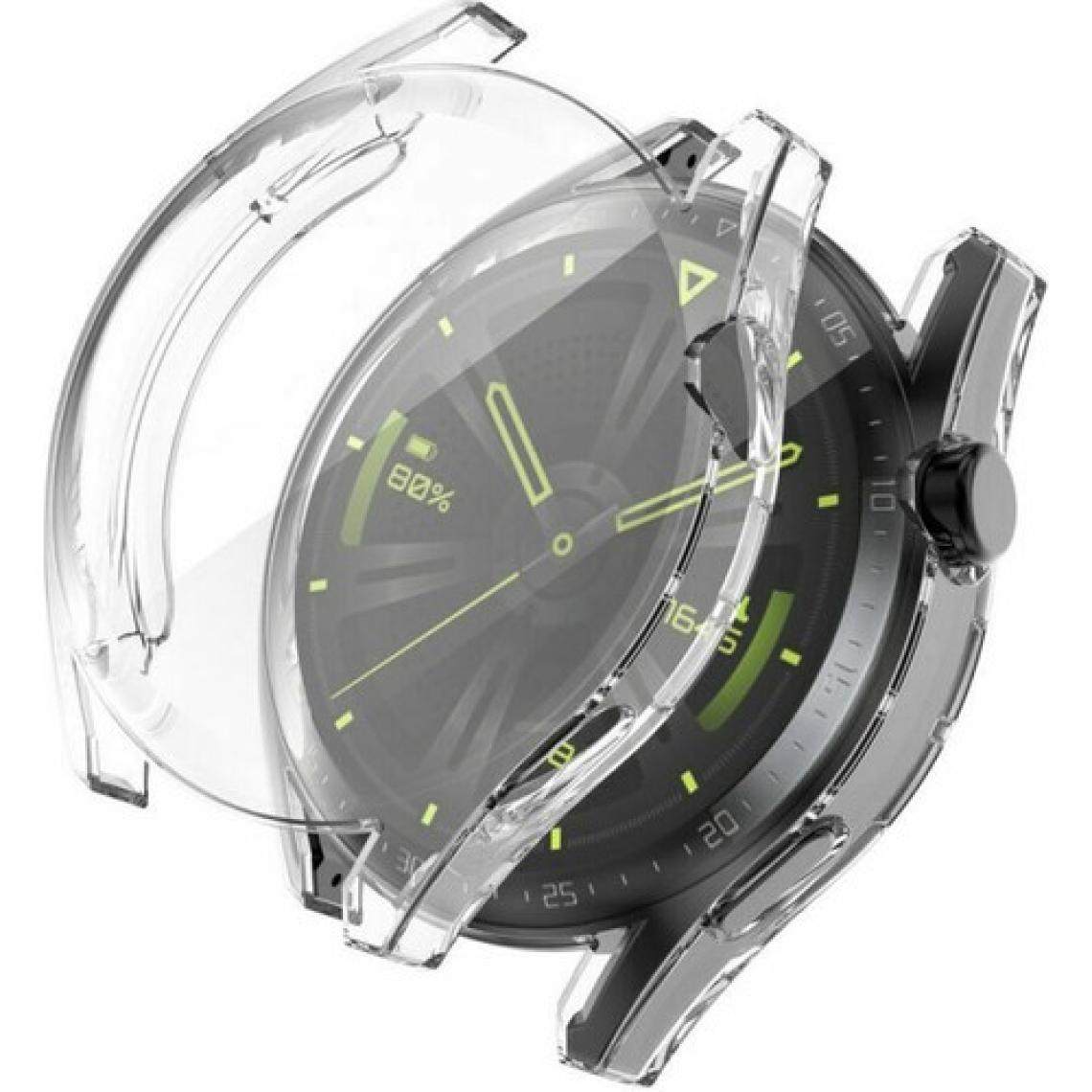 Techmaster Huawei Watch Gt3 46MM Silikon Kapak Kılıf Ekran Koruyucu