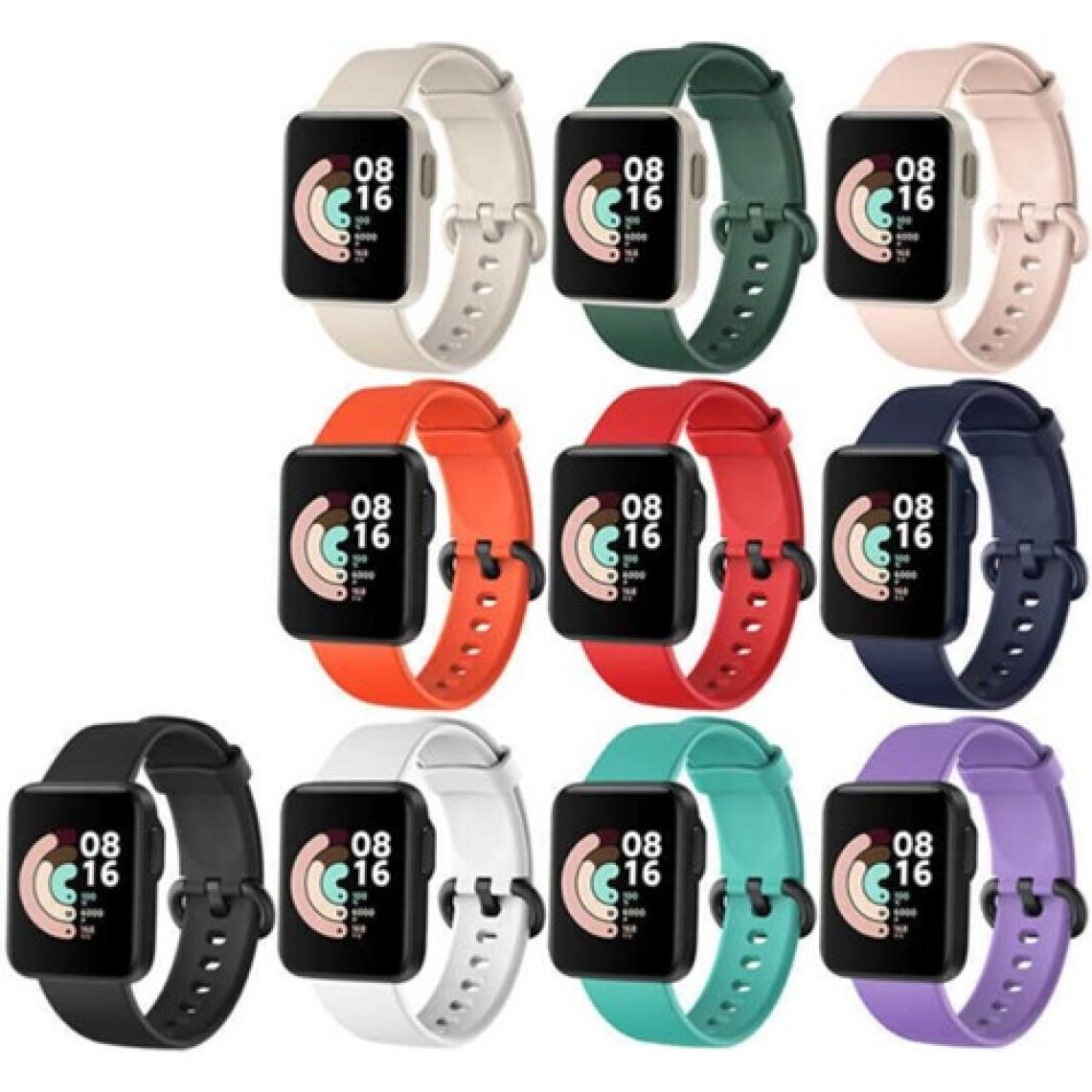 Mimtec Xiaomi Mi Watch Lite Kordon Akıllı Saat Bileklik Kordonu Silikon Kayış Kordon