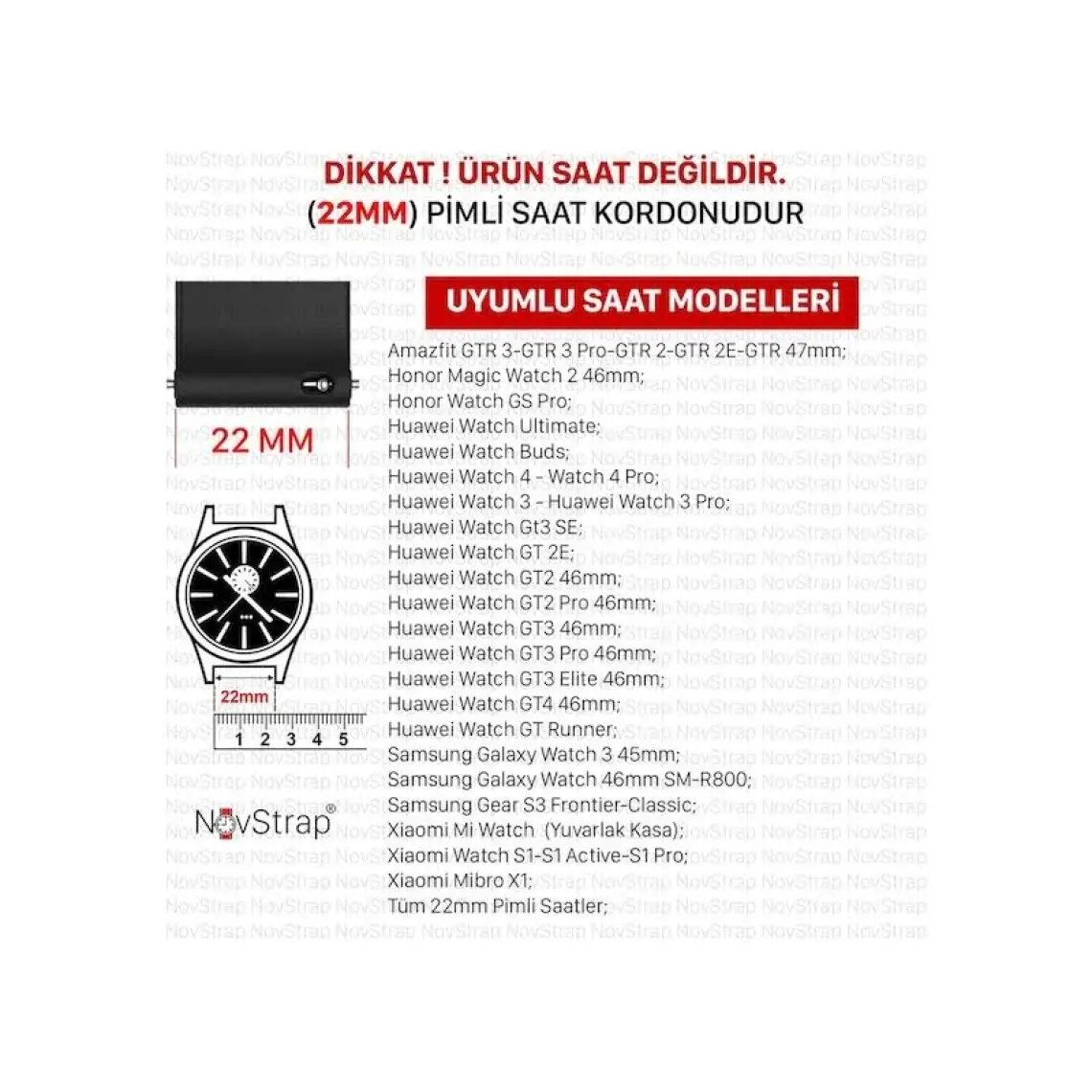 Huawei Watch Gt5 46mm Gt5 Pro Gt4 46mm Gt3 46mm Gt3 Pro Gt3 Se Elite ile Uyumlu Kordon Sportive 22mm