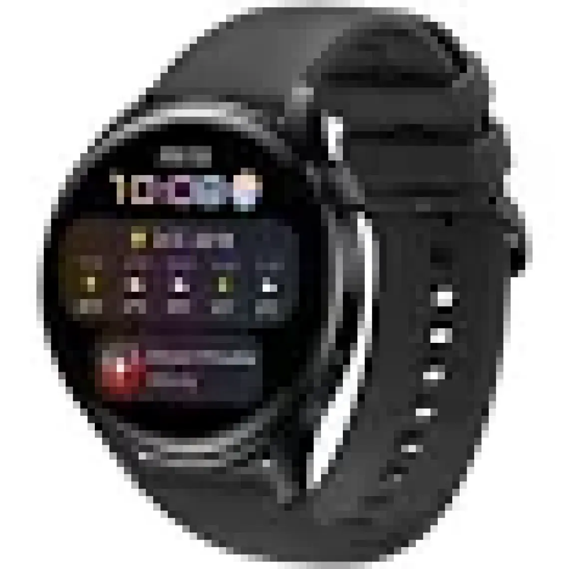 CoverZone Xiaomi Mi Watch Color Kayış Termoplastik Perforated Kordon Siyah
