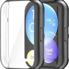 Huawei Watch Fit 2 Kasa ve Ekran Koruyucu 360 Tam Koruma Gard 02 Kılıf