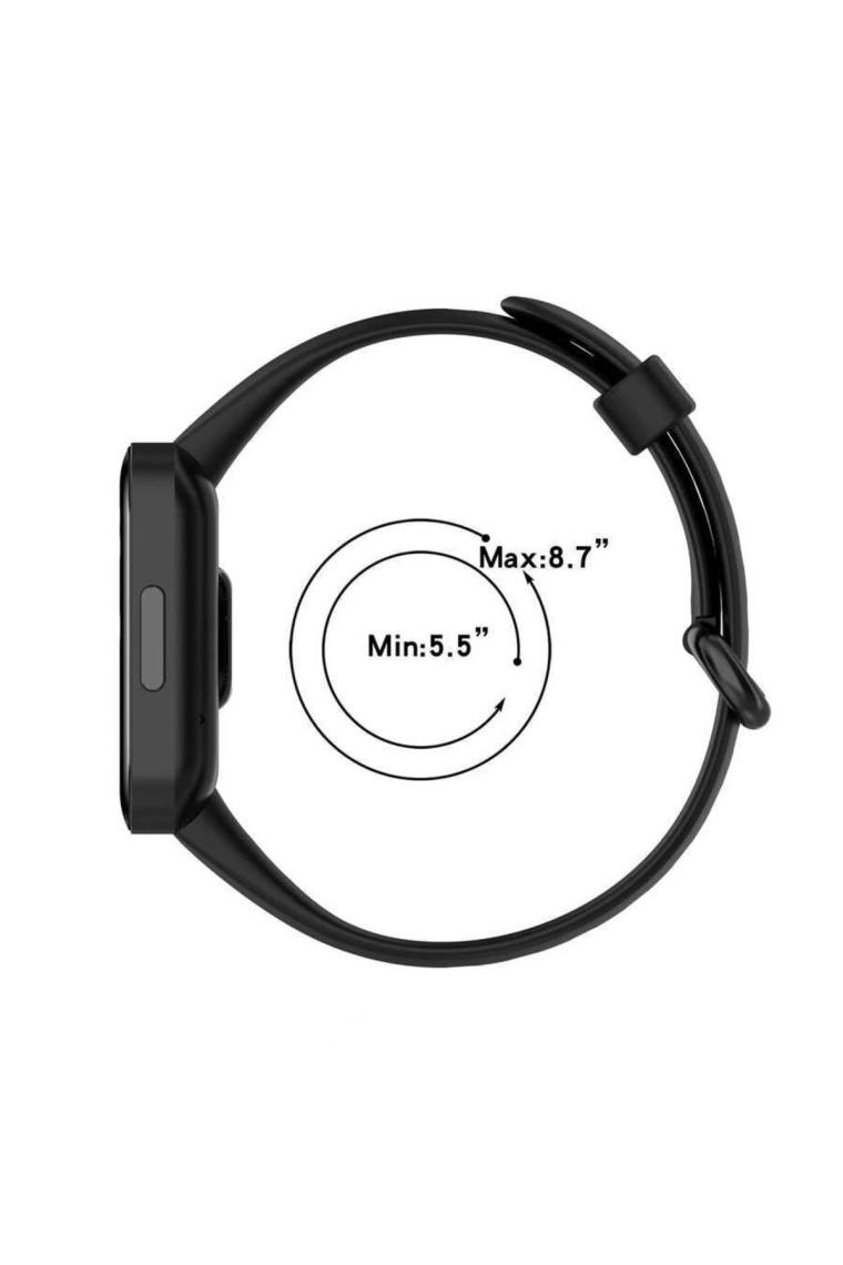 Mimtec Xiaomi Redmi Watch 2 Lite Uyumlu Kordon Akıllı Saat Bileklik Kordonu Silikon Kayış