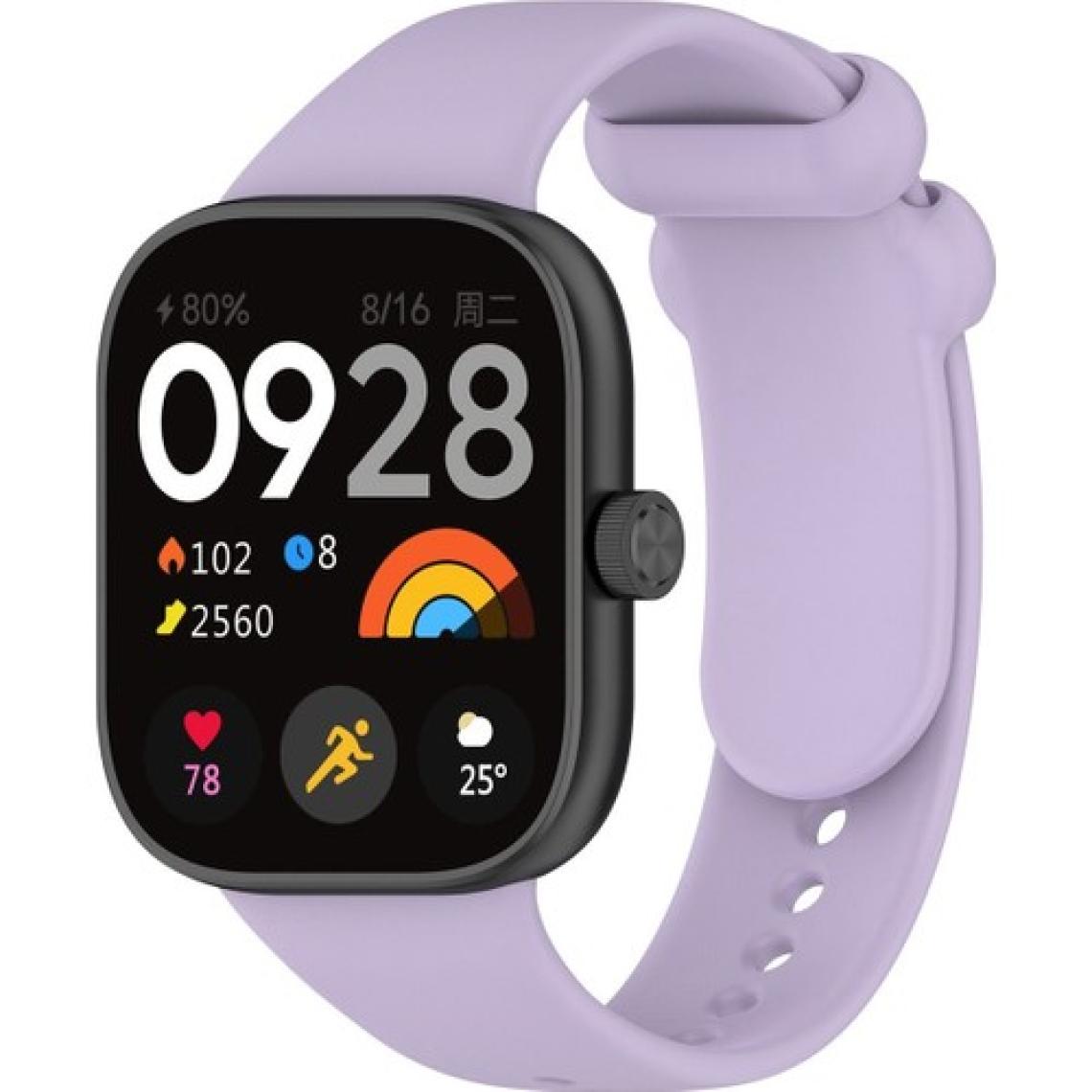 Fibaks Xiaomi Redmi Watch 4 Uyumlu Akıllı Saat Bileklik Kordonu Yumuşak Silikon Kayış