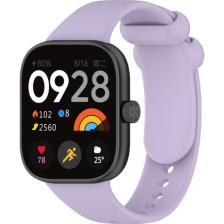 Fibaks Xiaomi Redmi Watch 4 Uyumlu Akıllı Saat Bileklik Kordonu Yumuşak Silikon Kayış
