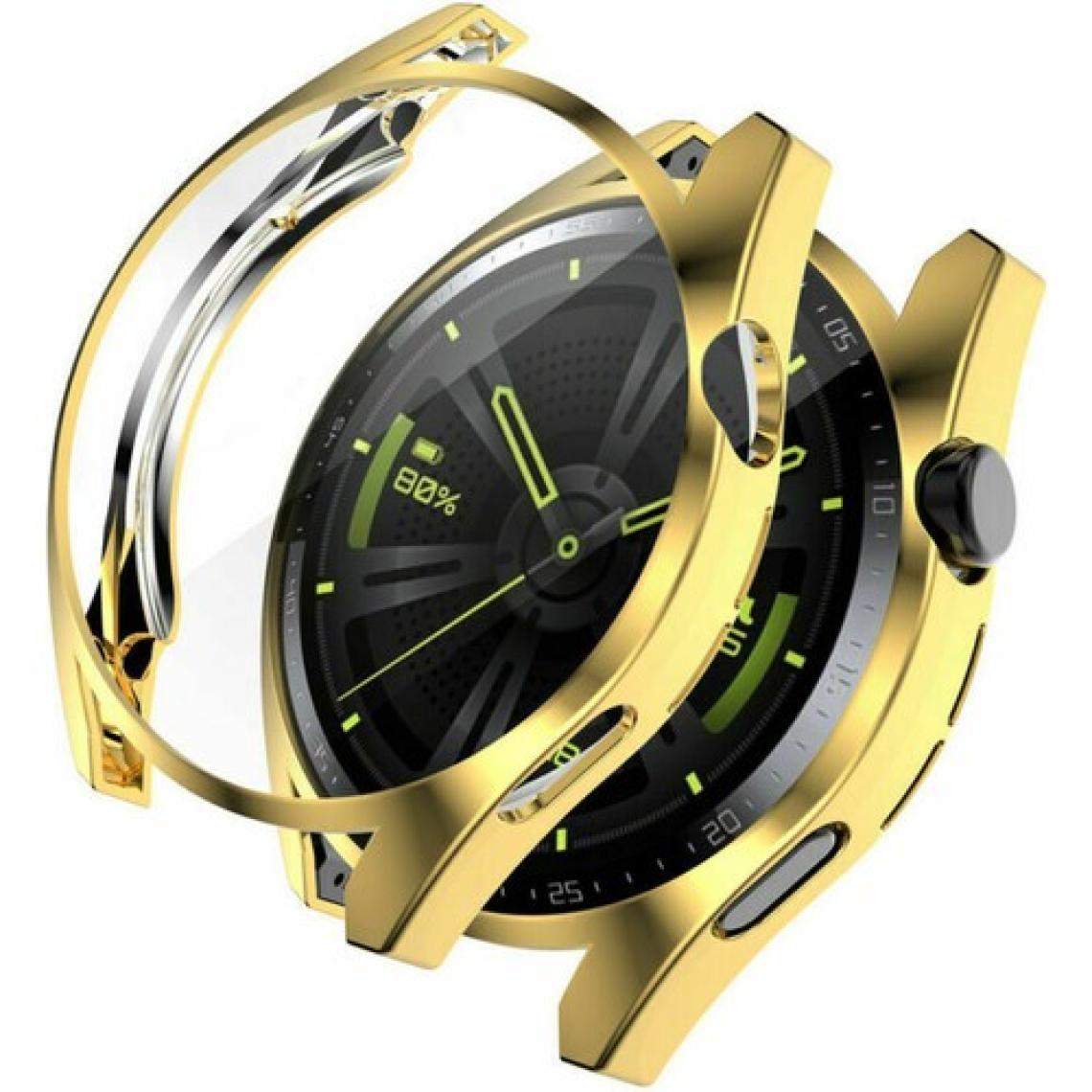 Techmaster Huawei Watch Gt3 46MM Silikon Kapak Kılıf Ekran Koruyucu