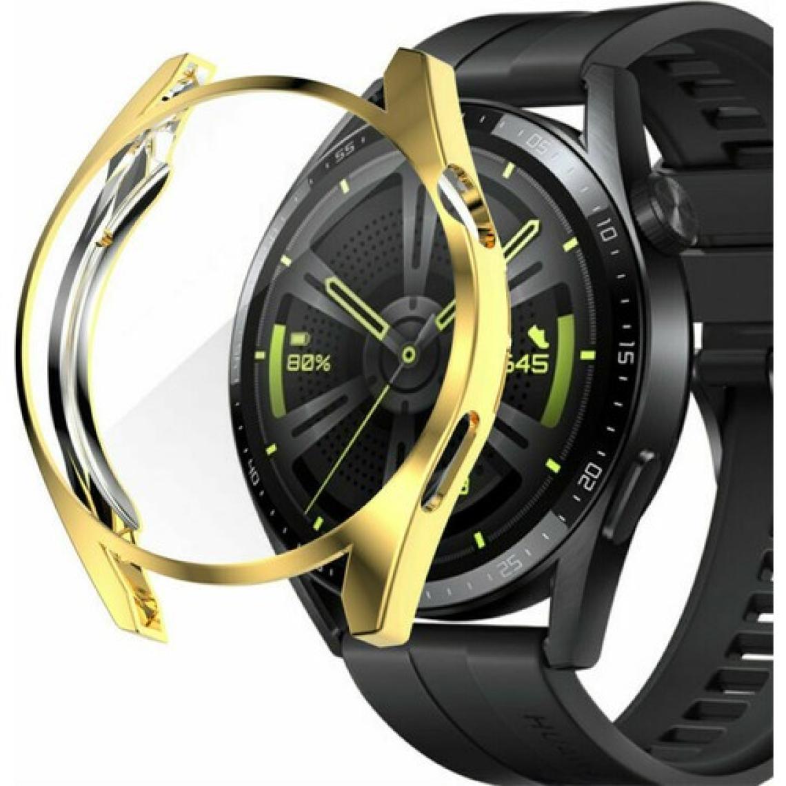 Techmaster Huawei Watch Gt3 46MM Silikon Kapak Kılıf Ekran Koruyucu