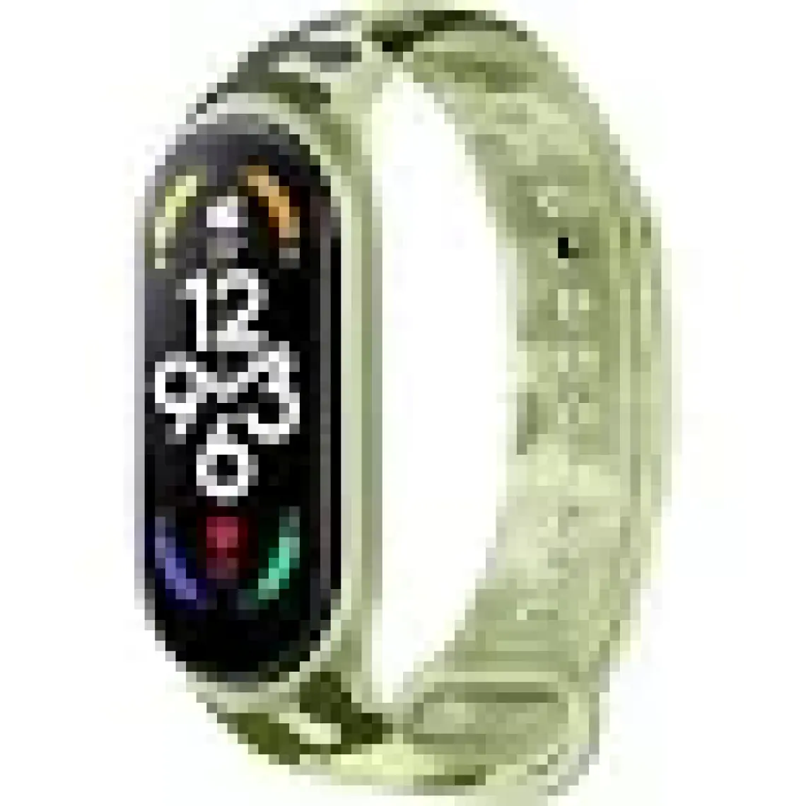 Mi7a Xiaomi Mi Band 7 Kordon Transparan Kamuflaj Desenli Silikon