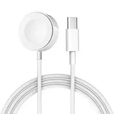 Fuchsia Akıllı Saat Wireless Şarj Kablosu Type-C Bağlantılı 1m Apple Watch Se/7/6/5/4/3/2/1 Uyumlu