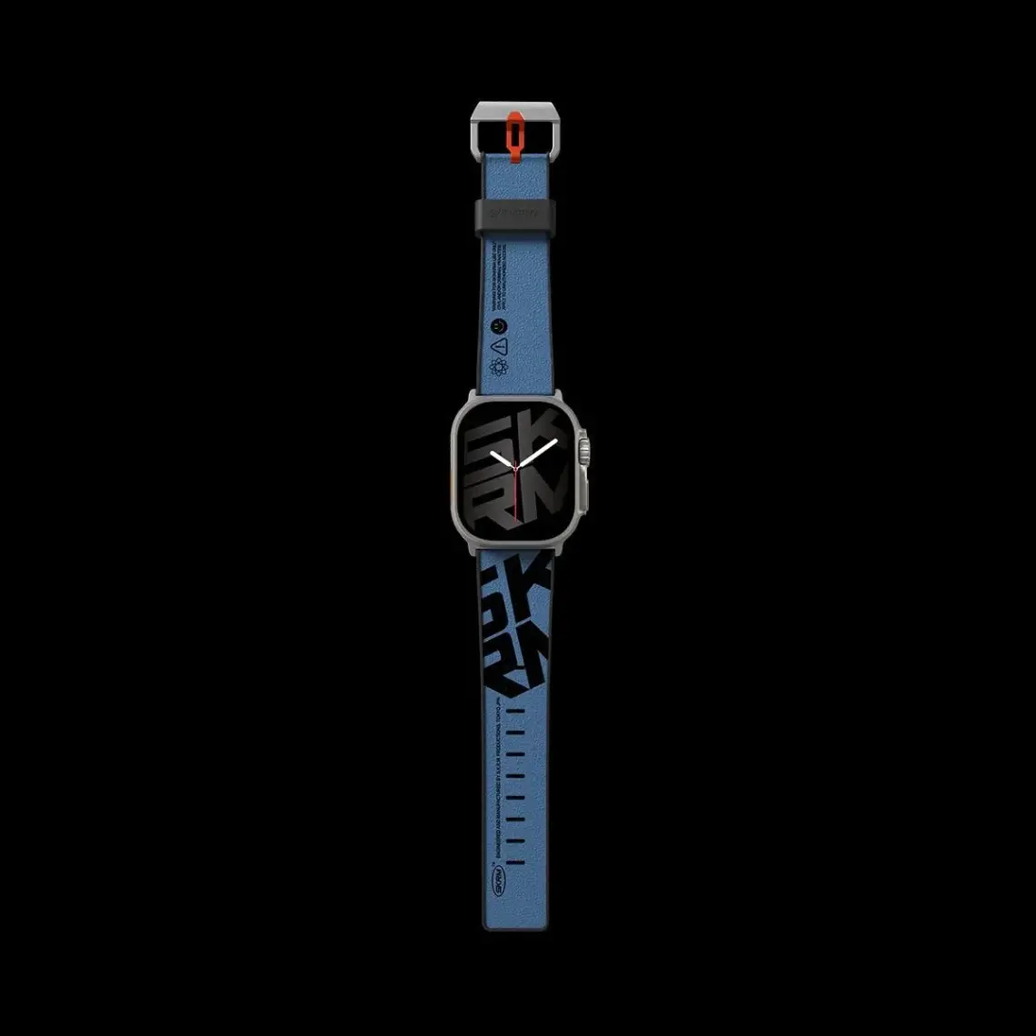 Skinarma Watch Ultra Uyumlu Deri Kordon 49MM Skinarma Spunk Serisi Pu Strap Kayış