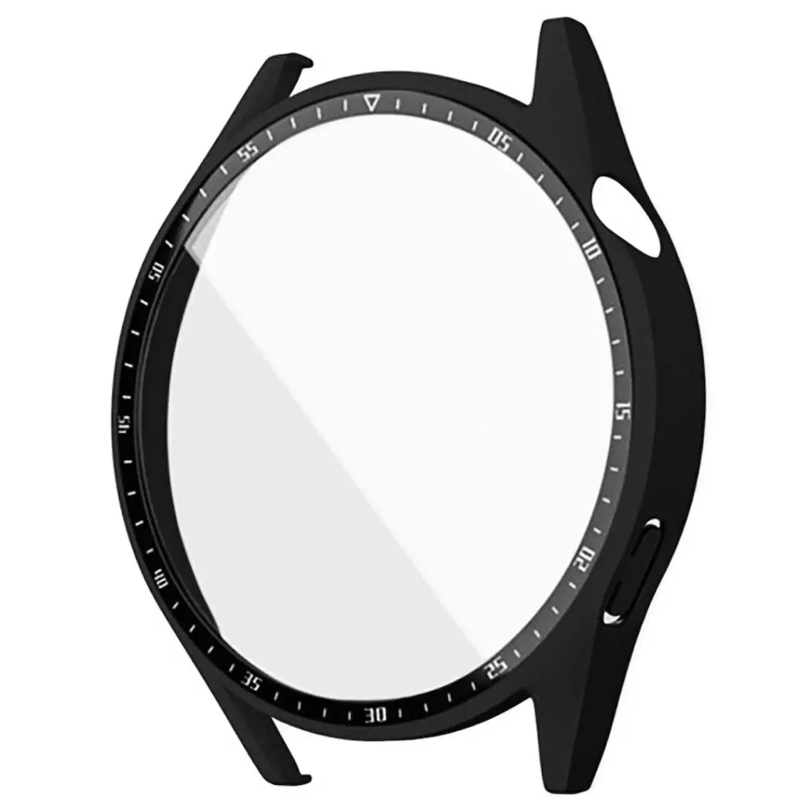 Novstrap Huawei Watch Gt3 46MM Uyumlu Ekran Koruyucu Temperli Cam ve Kasa Koruyucu Sert Pc