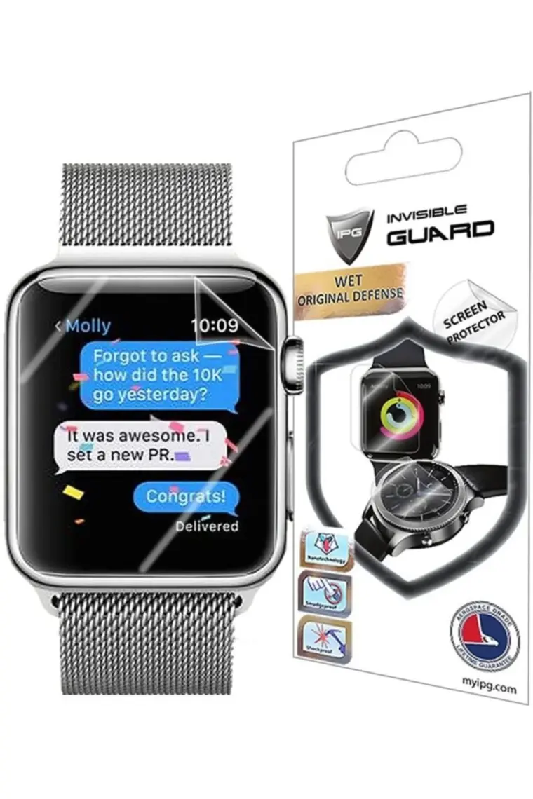 IPG Apple Watch Uyumlu 42Mm 1-2-3. Nesil Ekran Koruyucu (2 Adet)