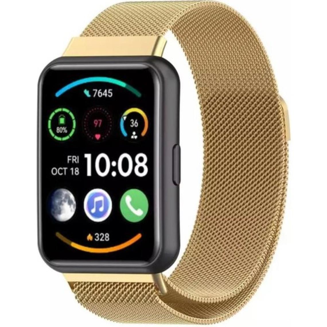 Mi7a Huawei Watch Fit 2 Uyumlu Metal Mıknatıslı Kordon