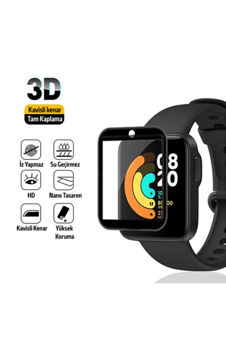 Xiaomi Mi Watch Lite Uyumlu 3d Full Kavisli Pmma Cam Ekran Koruyucu