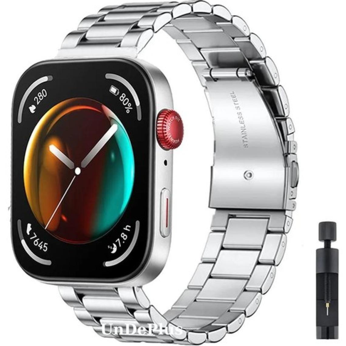 MobaxAksesuar Huawei Watch Fit 4/Fit 4 Pro/Fit 3 Kordon Klipsli Metal Kordon 04 +Kısaltma Aparatı (Fit/Fit2 Uyumlu Değildir)