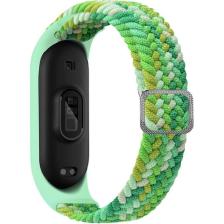 Case 4U Xiaomi Mi Band 6 / Mi Band 5 / Mi Band 4 / Mi Band 3 Akıllı Bileklik Hasır Örgü Suya Dayanıklı Kordon Kayış KRD-49 - Yeşil