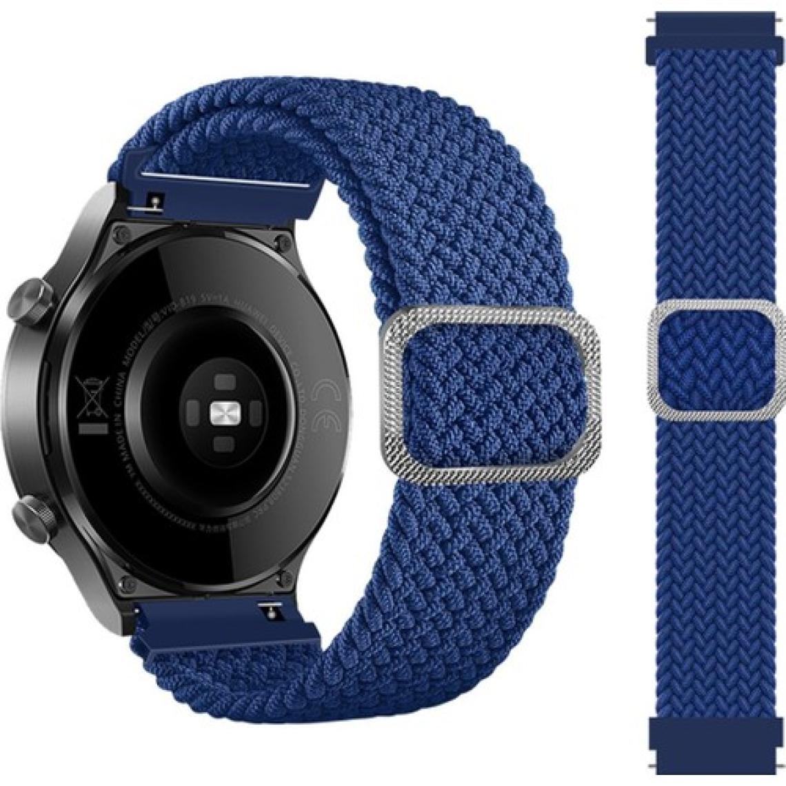 Huawei Watch 3 Gt Gt2 GT2E Gt2 Gt3 Pro 46MM Uyumlu Kordon Örgü Tokalı Kordon
