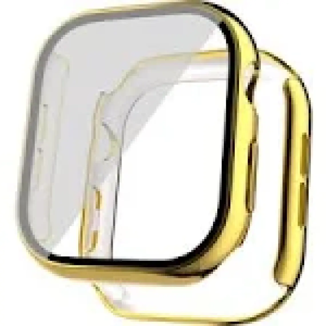 Kip GSM Apple Watch 10 46MM Sert Pc Kasa Electroplated Çerçeveli Ekran Koruyucu - Watch Gard 36 ile Üst Düzey Koruma