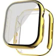 Kip GSM Apple Watch 10 46MM Sert Pc Kasa Electroplated Çerçeveli Ekran Koruyucu - Watch Gard 36 ile Üst Düzey Koruma