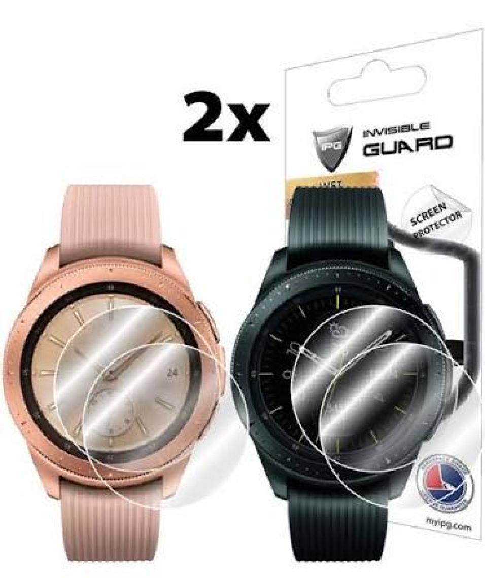 IPG Samsung Galaxy Watch (42mm) Rosegold & Midnight Black Akıllı Ekran Koruyucu (2 Adet)