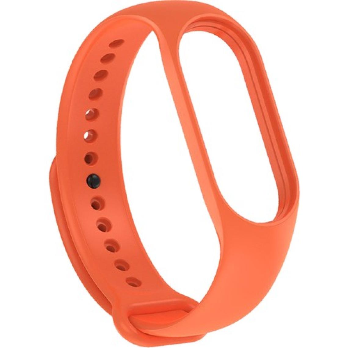 Kyver Xiaomi Mi Band 7 ile Uyumlu Silikon Kordon Turuncu