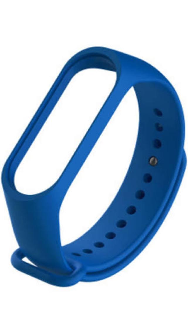 Kyver  Mi Band 3 - Mi Band 4 Akıllı Bileklik Kordon Kayış Mavi
