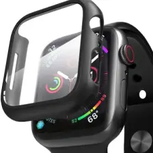 Microsonic Apple Watch Series 10 42MM Kılıf Matte Premium Slim Watchband Siyah