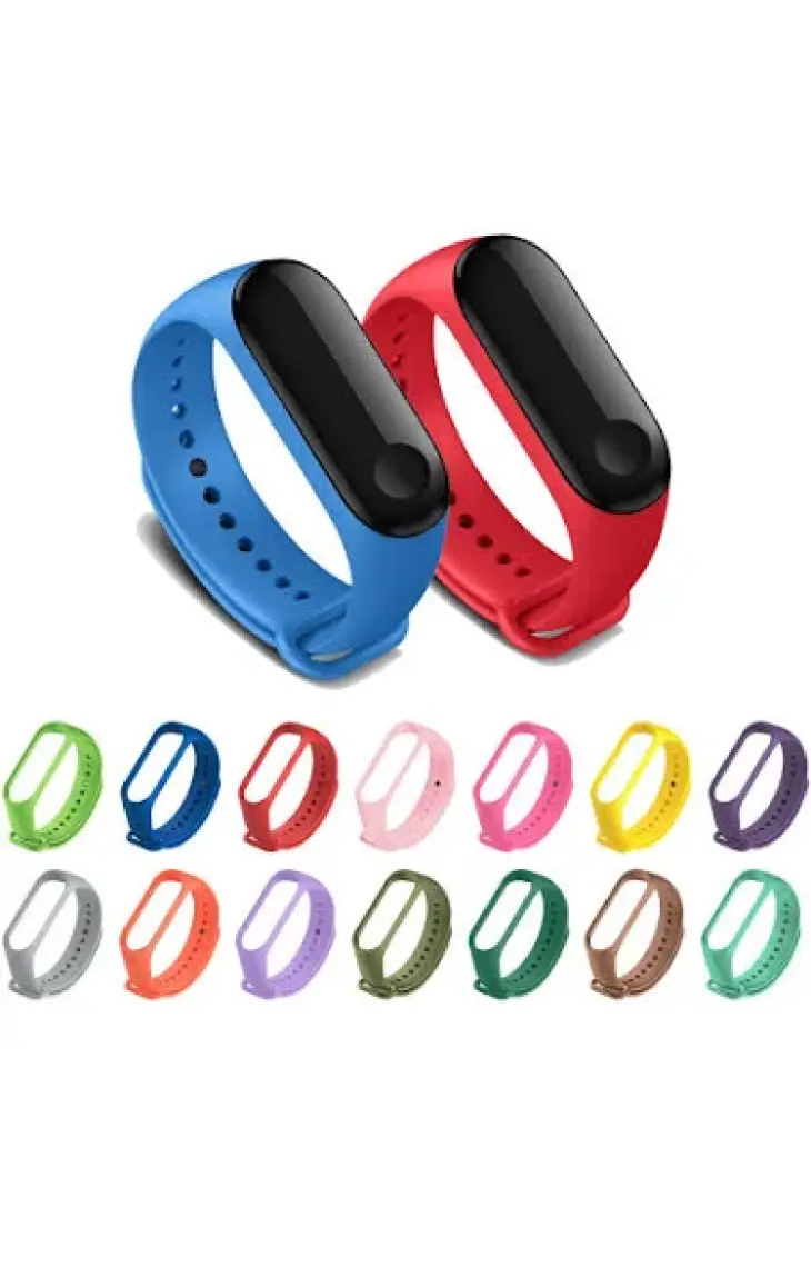 Kyver  Mi Band 3 - Mi Band 4 Akıllı Bileklik Kordon Kayış Lacivert