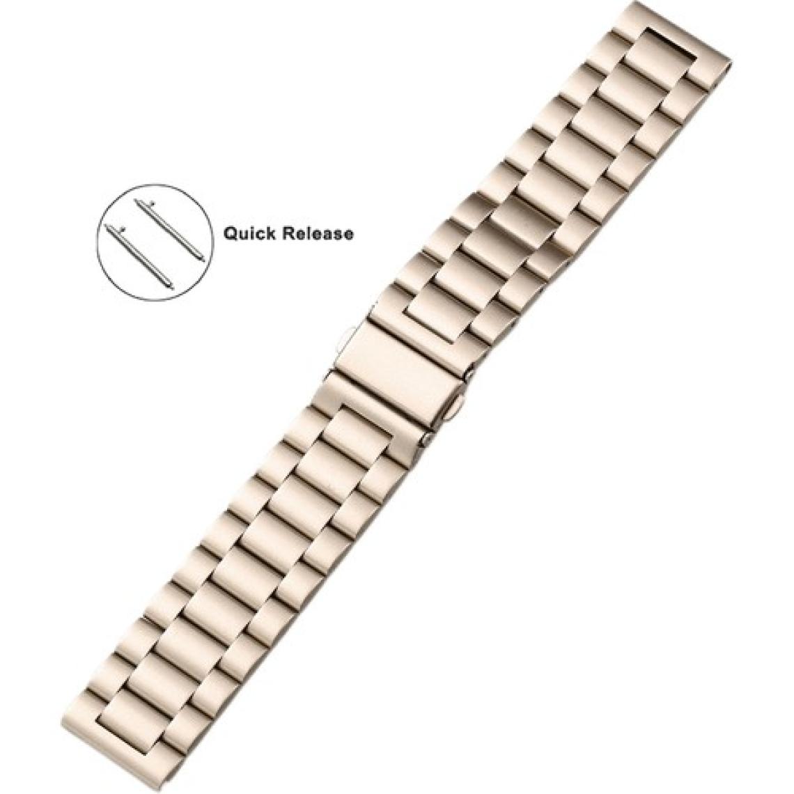 Huawei Watch GT4 GT5 41mm GT5 Pro 42mm Üniversal Akıllı Saat 18mm Kordon Klipsli Metal Kordon 04
