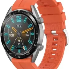 Kyver Xiaomi Watch S1 ve S1 Active Spor Silikon Kordon 22 mm Uyumlu (Turuncu)
