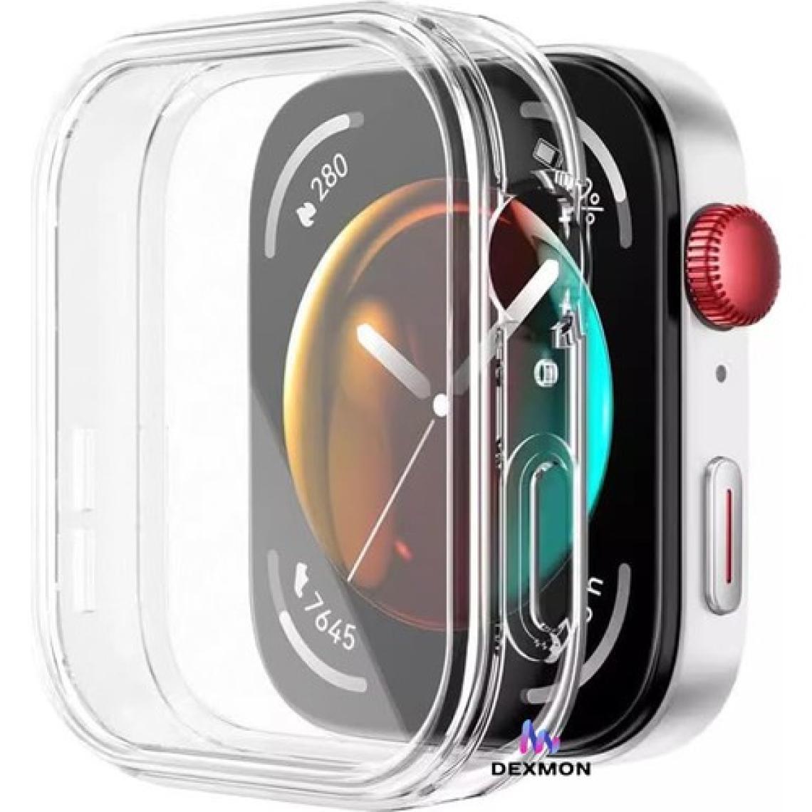 Dexmon Huawei Watch Fit 3 Uyumlu Şeffaf Silikon Kasa ve Ekran Koruyucu