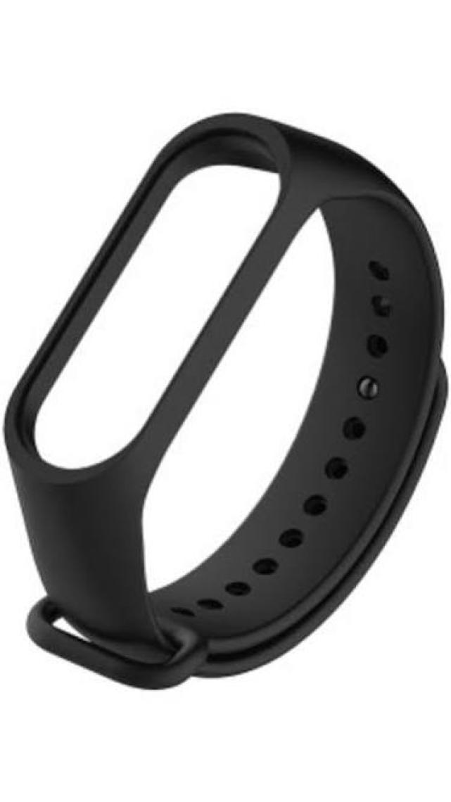 Kyver Xiaomi Mi Band 3 - Mi Band 4 Akıllı Bileklik Kordon Kayış Siyah